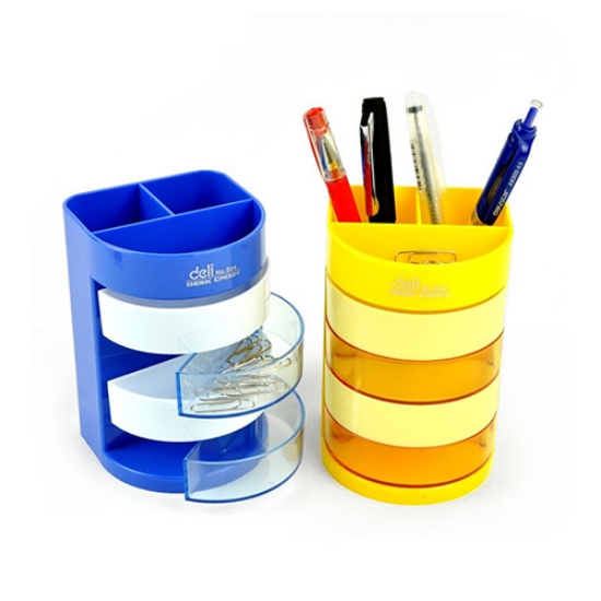 Imagem de PORTA-LÁPIS SECRETÁRIA TIPO COLMEIA ECON. DELI 904 (4 GAVETAS)