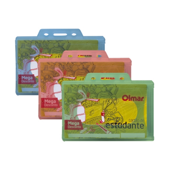 Imagem de PORTA-CARTOES PLASTICO RIGIDO SORTIDO (11.1090)