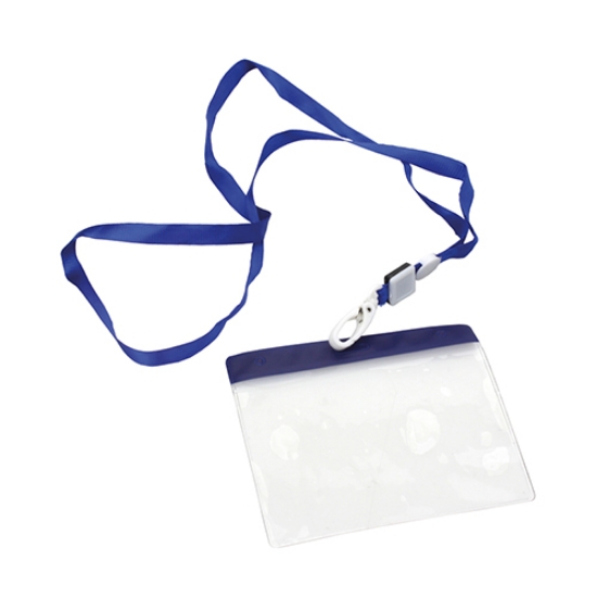 Imagem de BLT.10 PORTA-NOMES C/CORDAO 75X105MM FEGOL 164-2 AZUL