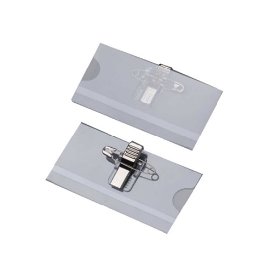 Imagem de PORTA-NOMES C/MOLA+ALFINETE 55X90MM CARTUNE 407