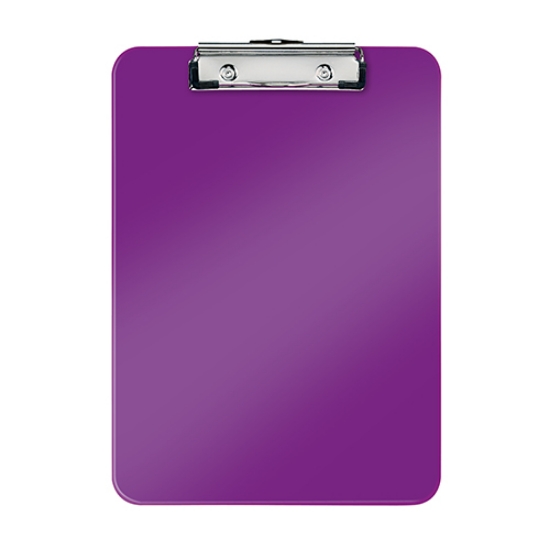 Imagem de PRANCHETA A4 PLÁSTICO COM MOLA LEITZ WOW 3971 VIOLETA METÁLICO