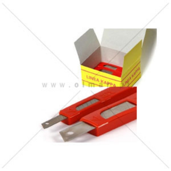 Imagem de LAMINAS P/X-ACTO ESTREITO 9MM LINEA KAPPA (TB.10UDS)