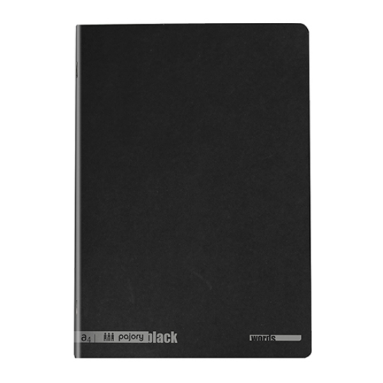 Picture of CADERNO AGRAFADO CAPA PRETA A4 80FOLHAS PAJORY PAUTADO