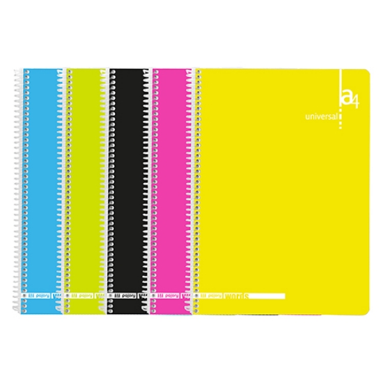 Imagem de CADERNO ESPIRAL A4 80FOLHAS PAJORY COLORS PAUTADO (56V)