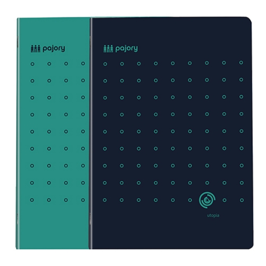 Imagem de CADERNO AGRAFADO A4 48 FOLHAS PAJORY UTOPIA PAUTADO