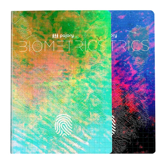 Picture of CADERNO AGRAFADO A4 48F PAJORY BIOMETRICS XADREZ