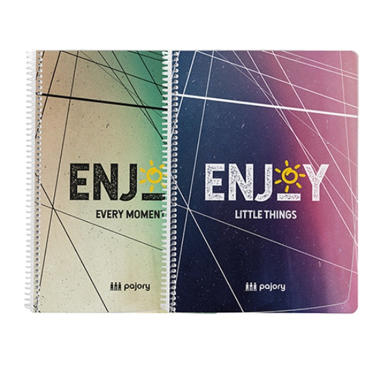 Picture of CADERNO ESPIRAL CAPA PP A4 80F PAJORY ENJOY PAUTADO