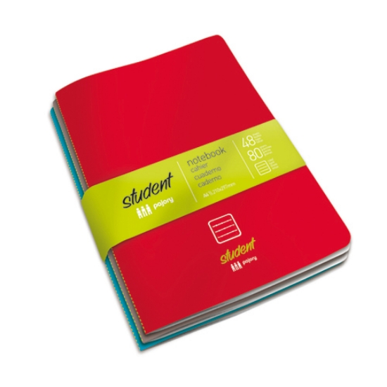 Imagem de CADERNO A4 48FOLHAS PAJORY "STUDENT" PAUTADO
