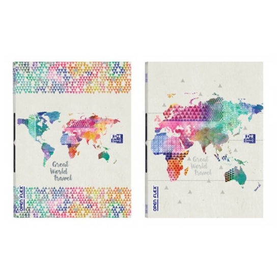 Imagem de CADERNO AGRAFADO A4 48FOLHAS OXFORD OPENFLEX TRAVEL PAUTADO 400136432