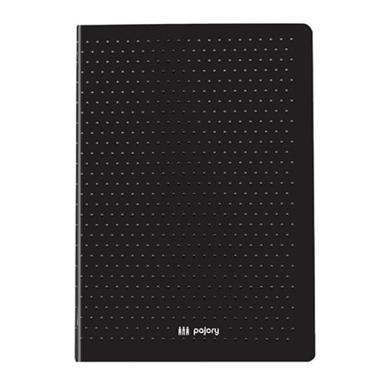 Imagem de CADERNO AGRAFADO A4 48FOLHAS PAJORY BLACK PREMIUM XADREZ