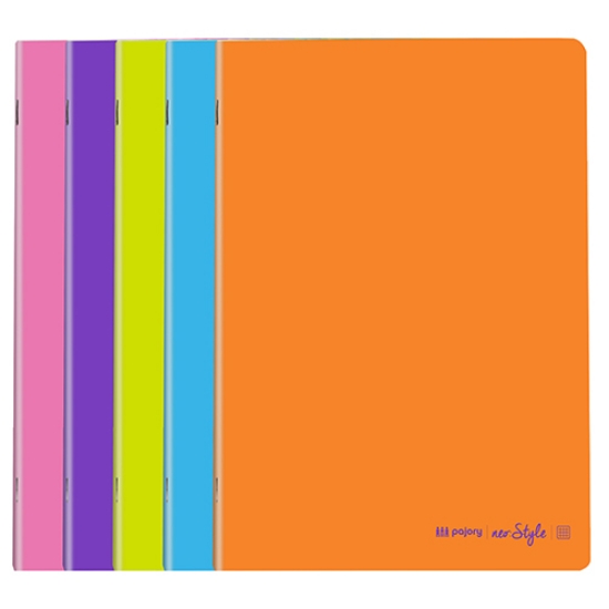 Imagem de CADERNO AGRAFADO A5 60FOLHAS PAJORY NEO:STYLE GLOSSY XADREZ
