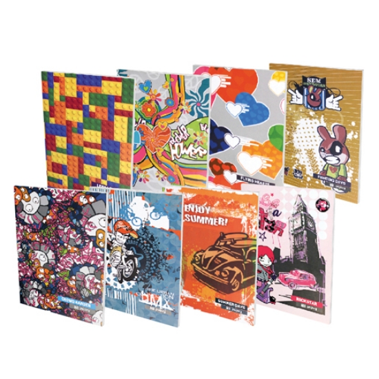 Picture of CADERNO AGRAFADO A5 80FOLHAS PAJORY FANTASIA LISO
