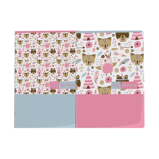 Picture of CADERNO AGRAFADO CAPA PP A4 48 FOLHAS PAJORY TUNG PAUTADO