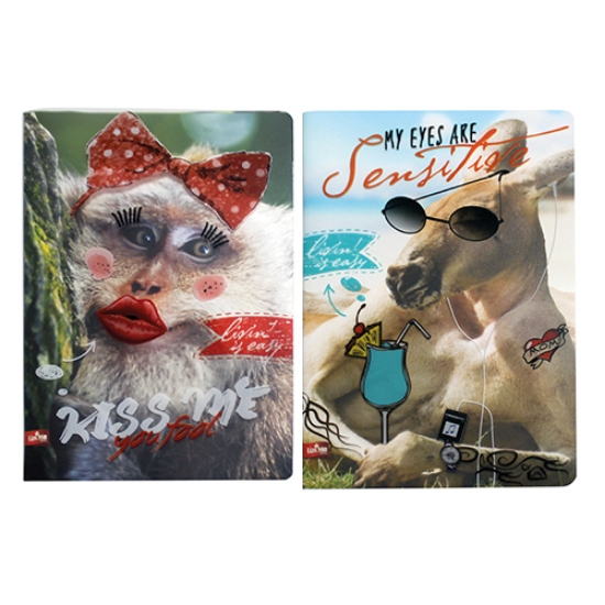 Imagem de CADERNO AGRAFADO CAPA PP A4 60FOLHAS PREMIUM POLYPROPILEN XADREZ