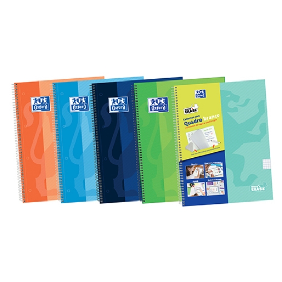 Picture of CADERNO ESPIRAL A4 100FOLHAS OXFORD WRITE&ERASE XADREZ 400138329