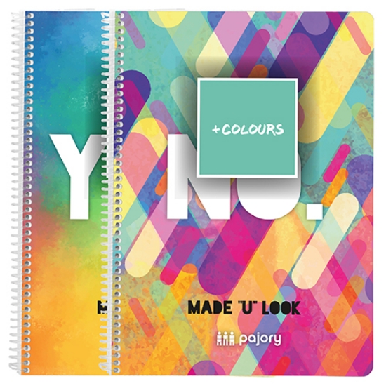 Imagem de CADERNO ESPIRAL A4 60FOLHAS PAJORY +COLOURS PAUTADO