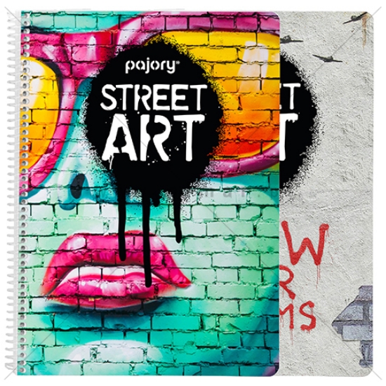 Picture of CADERNO ESPIRAL A4 60FOLHAS PAJORY STREET ART PAUTADO