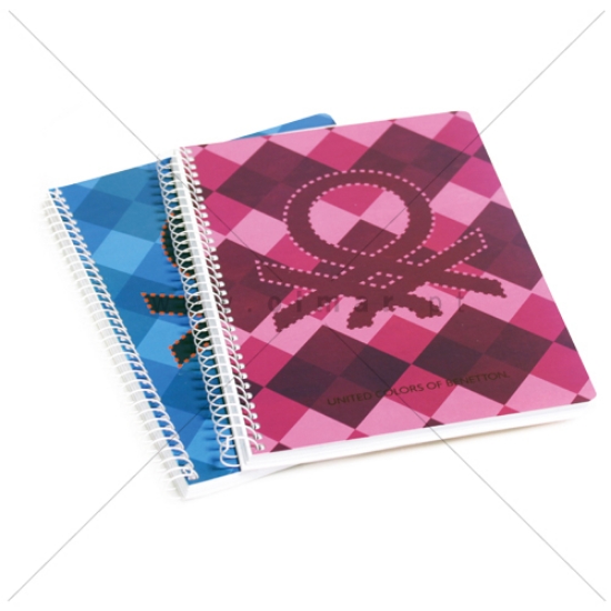 Imagem de CADERNO ESPIRAL A4 80FOLHAS BENETTON XADREZ