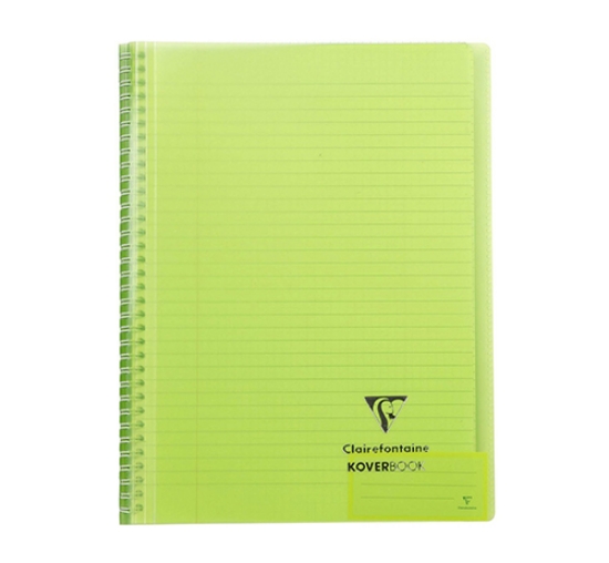Imagem de CADERNO ESPIRAL A4 80FOLHAS CLAIREFONTAINE KOVERBOOK TRANSPARENTE PAUTADO
