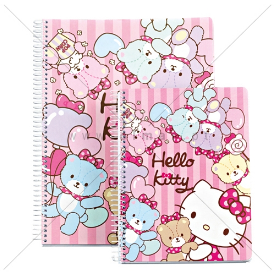 Picture of CADERNO ESPIRAL A4 80FOLHAS HELLO KITTY S.B. XADREZ CCM-A4Q HKS