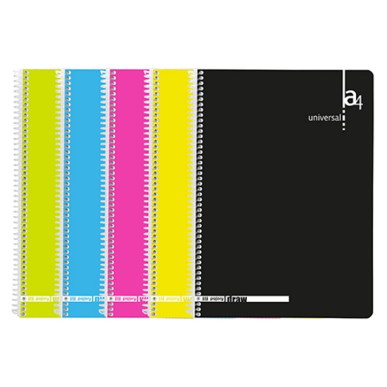 Imagem de CADERNO ESPIRAL A4 80FOLHAS PAJORY COLORS LISO (56V)