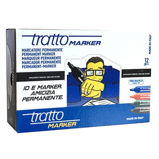 Imagem de MARC. PERM. TRATTO MARKER P.BISEL. CASTANHO (840106)