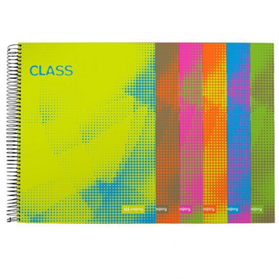 Imagem de CADERNO ESPIRAL CAPA DURA A4 160FOLHAS PAJORY CLASS PAUTADO