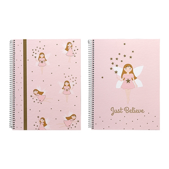 Picture of CADERNO ESPIRAL CAPA DURA A4 80FOLHAS BLOG FAIRY XADREZ 88113