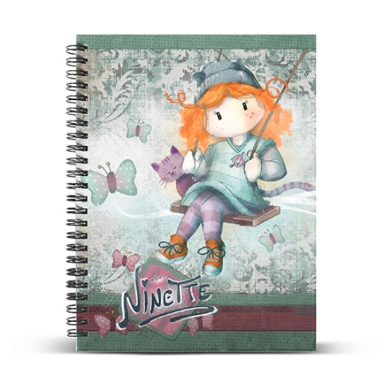 Picture of CADERNO ESPIRAL CAPA DURA A4 FOREVER NINETTE PAUTADO 39449