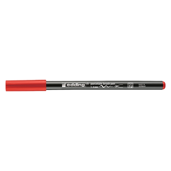 Imagem de MARC. PORCELANA BRUSH PEN EDDING 4200-002 VERMELHO