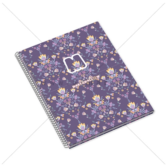 Imagem de CADERNO ESPIRAL CAPA PP A4 120F MARSHMALLOW PAUTADO