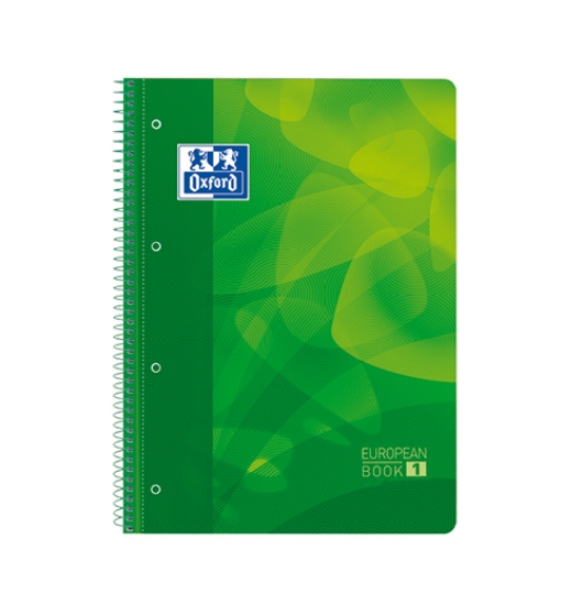 Imagem de CADERNO ESPIRAL CAPA PP A4 80FOLHAS OXFORD PAUTADO VERDE 400118281
