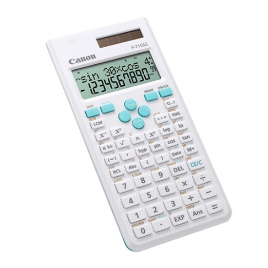 Imagem de CALCULADORA CIENTIFICA CANON F-715SG BRANCA/AZUL