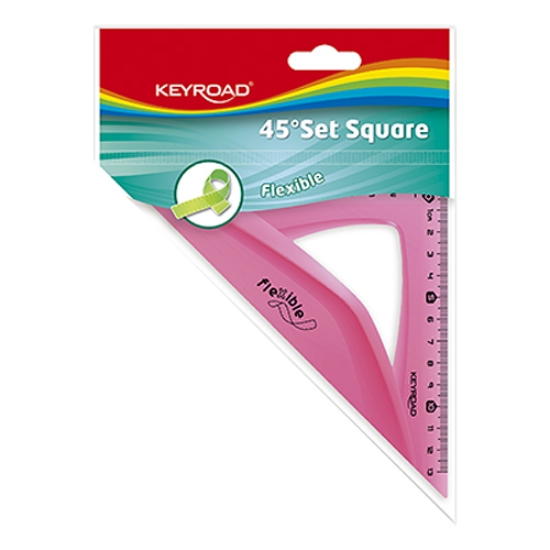 Imagem de BLISTER 1 ESQUADRO 45º/13CM KEYROAD FLEXÍVEL (KR971103)