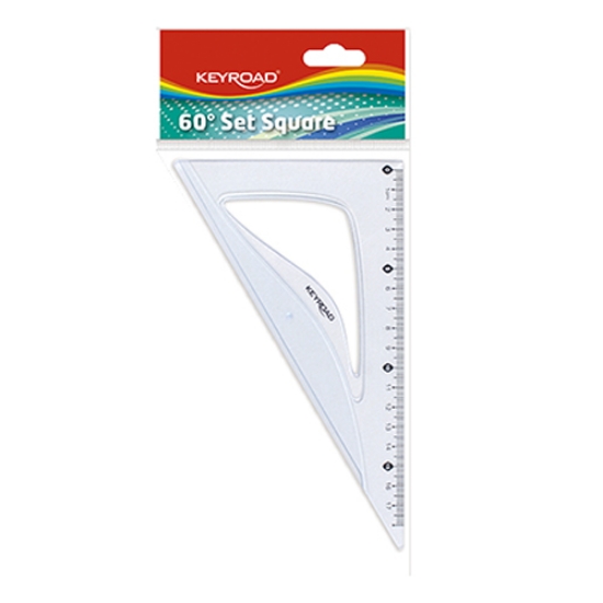 Imagem de BLISTER 1 ESQUADRO 60º/18CM KEYROAD INQUEBRÁVEL (KR971052-K)