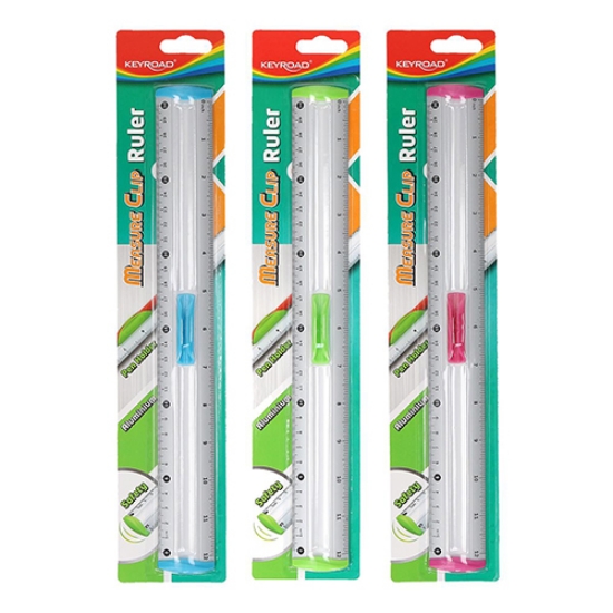 Imagem de BLISTER 1 RÉGUA METAL 30CM KEYROAD MEASURE CLIP (KR971313)