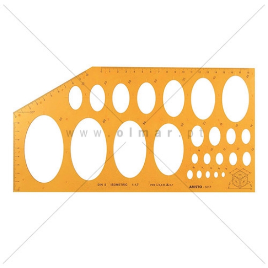 Imagem de ESCANTILHÃO ISOMÉTRICO ARISTO ELIPSES (AR5017)