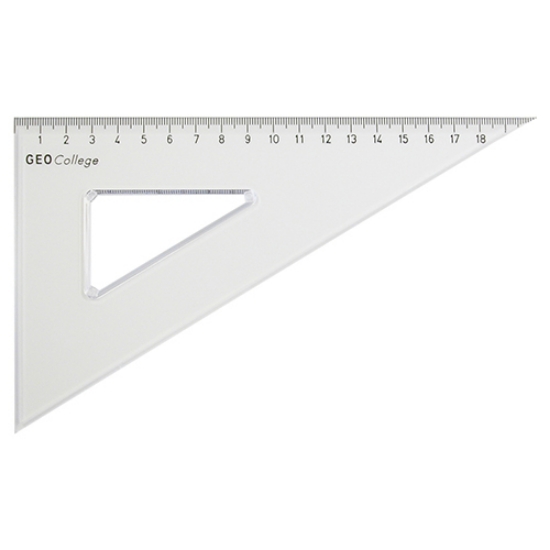 Imagem de ESQUADRO 60º/20CM ARISTO GEOCOLLEGE E-23CM TRANSPARENTE AR23620