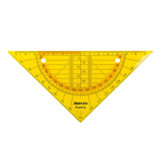 Picture of ESQUADRO GEOMÉTRICO 16CM ARISTO GEOFLEX LARANJA (AR23009NO)