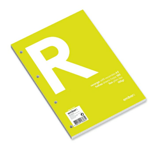 Picture of RECARGA FOLHAS A4 100FOLHAS 100G PAJORY LISO